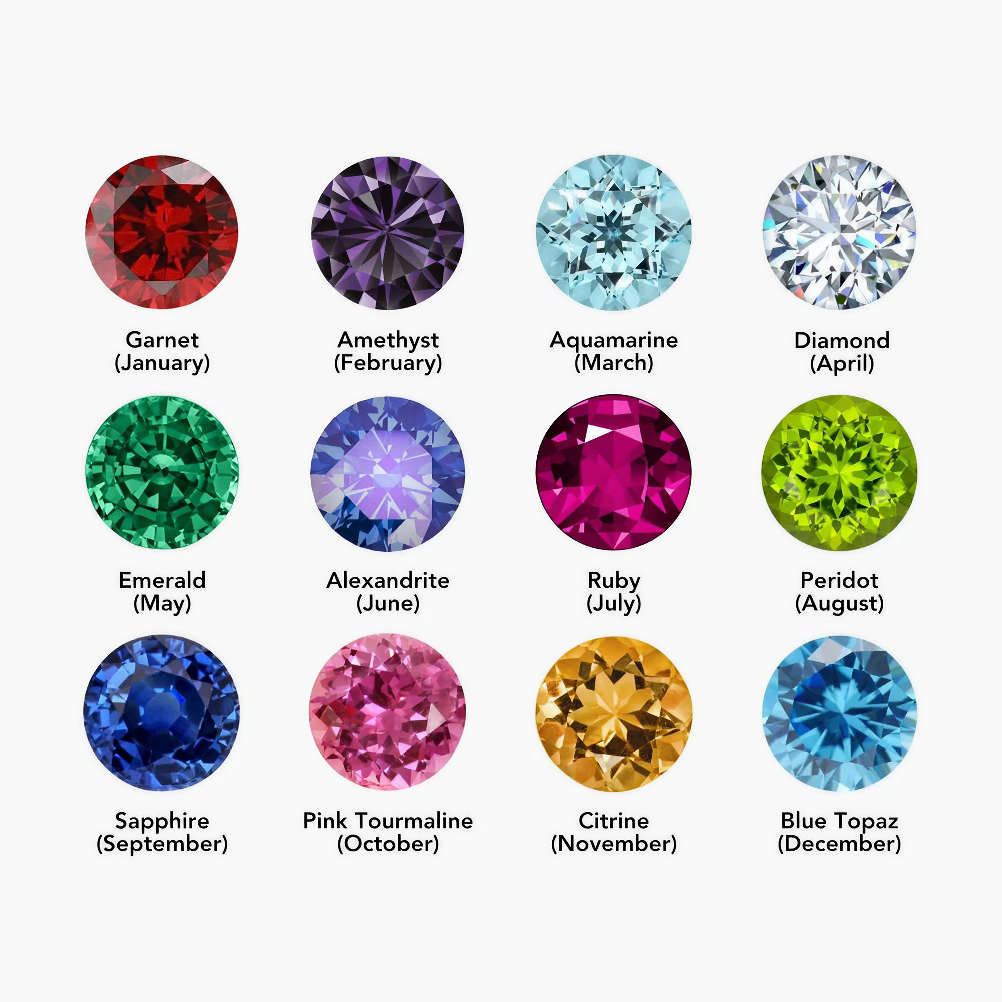 AX Perlen-Geburtsstein-Kreuzanhänger-Armband